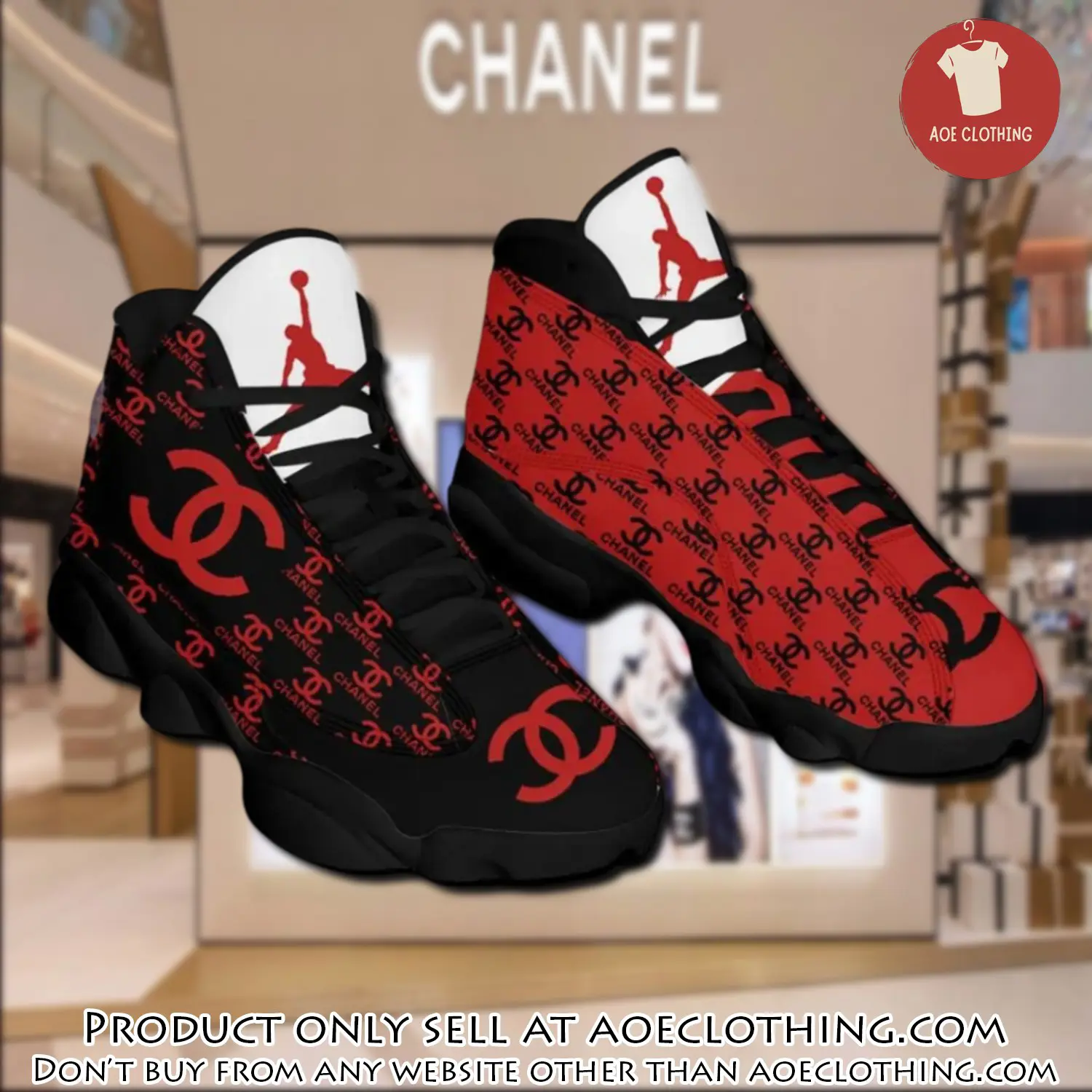 Chanel red air jordan 13 sneakers shoes chanel gifts for men women aoe0525961